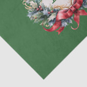 クリスマスエレガントモノグラム文字 薄葉紙 (詳細)