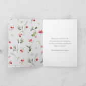 クリスマスエレガントリースカード カード (内部)