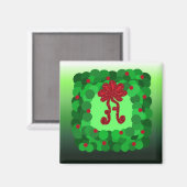 クリスマスエレガントリース マグネット (正面/裏面)