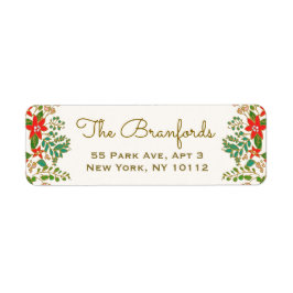 クリスマスエレガントリース ラベル