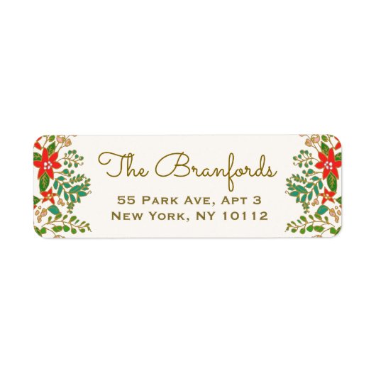 クリスマスエレガントリース ラベル (正面)
