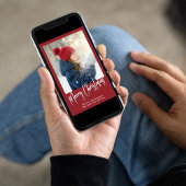 クリスマスエレガント冬の緑のホリーの写真 シーズンカード