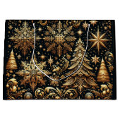 クリスマスエレガント抱き枕 ラージペーパーバッグ (正面)