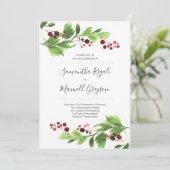 クリスマスエレガント招待状 招待状 (スタンド正面)