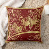 クリスマスエレガント枕 クッション (ブランケット)