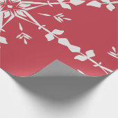 クリスマスエレガント赤 ラッピングペーパー (角)