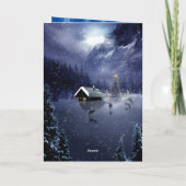 クリスマスエレガント飾り気 シーズンカード (裏面)