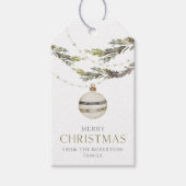 クリスマスエレガント飾り ギフトタグ (正面)