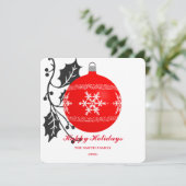 クリスマスエレガント飾り シーズンカード (スタンド正面)