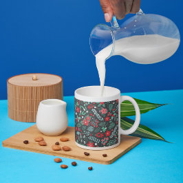 クリスマスエレガント コーヒーマグカップ