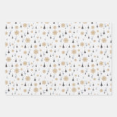 クリスマスエレガント。 ラッピングペーパーシート (正面3)