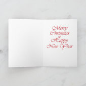 クリスマスエレファントグリーティングカード シーズンカード (内部)