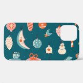 クリスマスエレメンツウィンターホリデーセット Case-Mate iPhoneケース (裏面 (横))