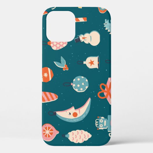 クリスマスエレメンツウィンターホリデーセット Case-Mate iPhoneケース (裏面)