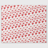 クリスマスエレメントイラストレーション ラッピングペーパー (フラット)