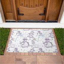 クリスマスエレメントウィンター雪だるまスケッチ