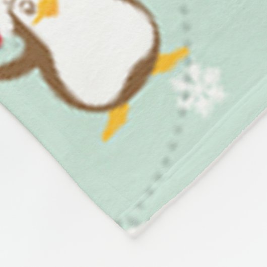 クリスマスエレメントトナカイ小人 フリースブランケット (角)