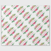 クリスマスエレメントメリークリスマスラッピング紙 ラッピングペーパー (フラット)