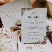 クリスマスエンクロージャカード – ザ詳細テンプレート 招待状