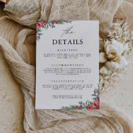 クリスマスエンクロージャカード – ザ詳細テンプレート 招待状