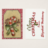 クリスマスエンクロージャカード/ラベル- SRF (正面&裏面)
