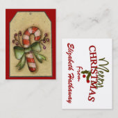 クリスマスエンクロージャカード/ラベル- SRF エンクロージャーカード (正面/裏面)