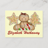 クリスマスエンクロージャカード/ラベル- SRF エンクロージャーカード (裏面)