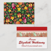 クリスマスエンクロージャカード/ラベル- SRF エンクロージャーカード (正面/裏面)