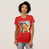 クリスマスエンジェルのラッパ Tシャツ (正面フル)