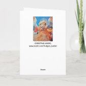 クリスマスエンジェルを作る音楽 シーズンカード (裏面)