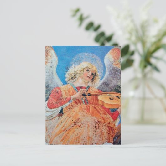 クリスマスエンジェルを作る音楽 シーズンポストカード (スタンド正面)