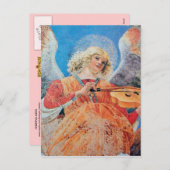 クリスマスエンジェルを作る音楽 シーズンポストカード (正面/裏面)