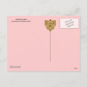 クリスマスエンジェルを作る音楽 シーズンポストカード (裏面)