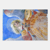 クリスマスエンジェルを作る音楽 ラッピングペーパーシート (正面2)