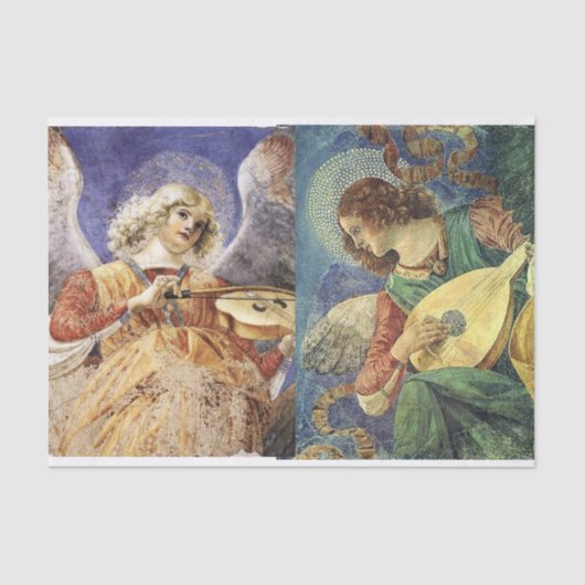 クリスマスエンジェルを作る音楽 薄葉紙 (正面)