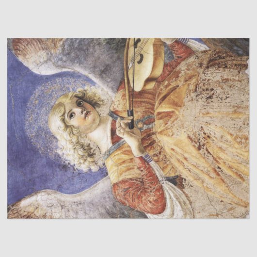 クリスマスエンジェルを作る音楽 薄葉紙 (正面)