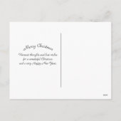 クリスマスエンジェルイエス宗教水彩画 シーズンポストカード (裏面)