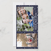 クリスマスエンジェルウィズディアーフォトカード シーズンカード (裏面)