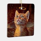 クリスマスエンジェルオーナメント セラミックオーナメント (右)