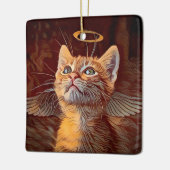 クリスマスエンジェルオーナメント セラミックオーナメント (左)