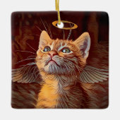 クリスマスエンジェルオーナメント セラミックオーナメント (正面)