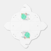 クリスマスエンジェルカスタム文字お願いボックス フェイバーボックス (折り畳みなし)