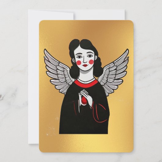 クリスマスエンジェルカード (正面)