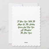 クリスマスエンジェルカード シーズンカード (裏面)