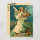 クリスマスエンジェルカード シーズンカード (正面/裏面)