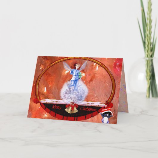 クリスマスエンジェルカード シーズンカード (正面)