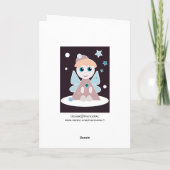 クリスマスエンジェルカード シーズンカード (裏面)