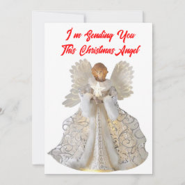 クリスマスエンジェルカード 招待状