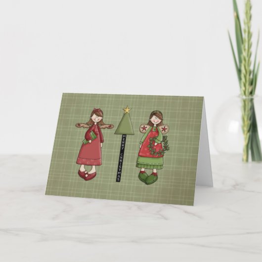 クリスマスエンジェルガールズ シーズンカード (正面)
