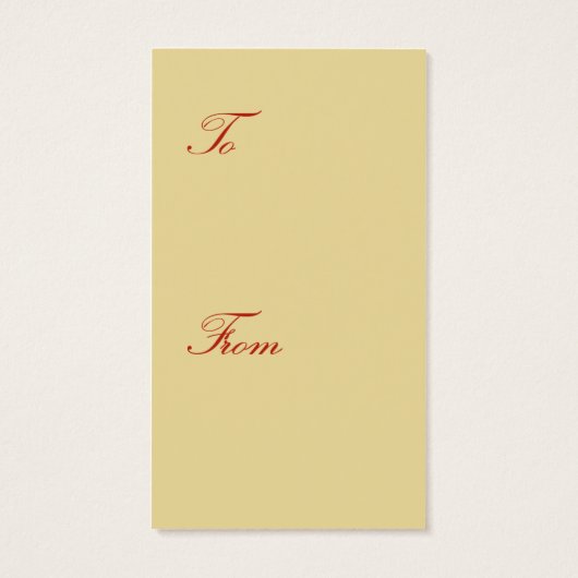 クリスマスエンジェルギフトラベルエンクロージャカードファインアート (裏面)